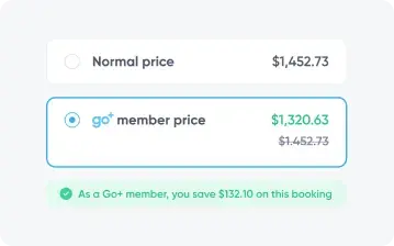 Member discounst with Go+ Membership